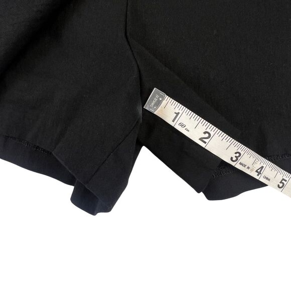 Joe B Wrap Skort XL Black Minimalist Retro Y2K Preppy Dark Academia Mini Skort - Picture 5 of 9